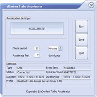 Azureus Turbo Accelerator Screenshot